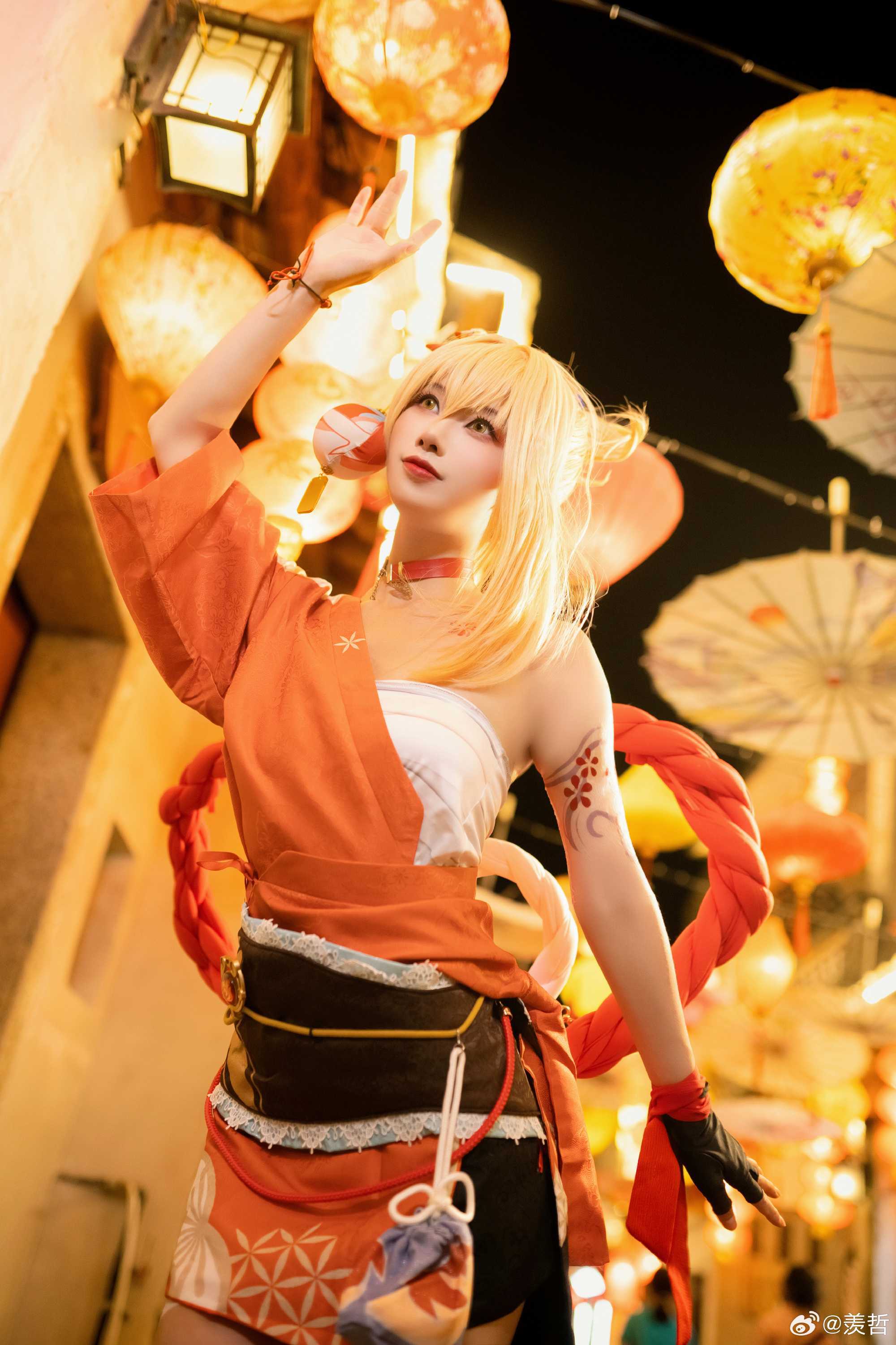 cosplay祝明年中节快乐一起走走逛逛吃吃停停原神宵宫@九叔叔叔叔啊