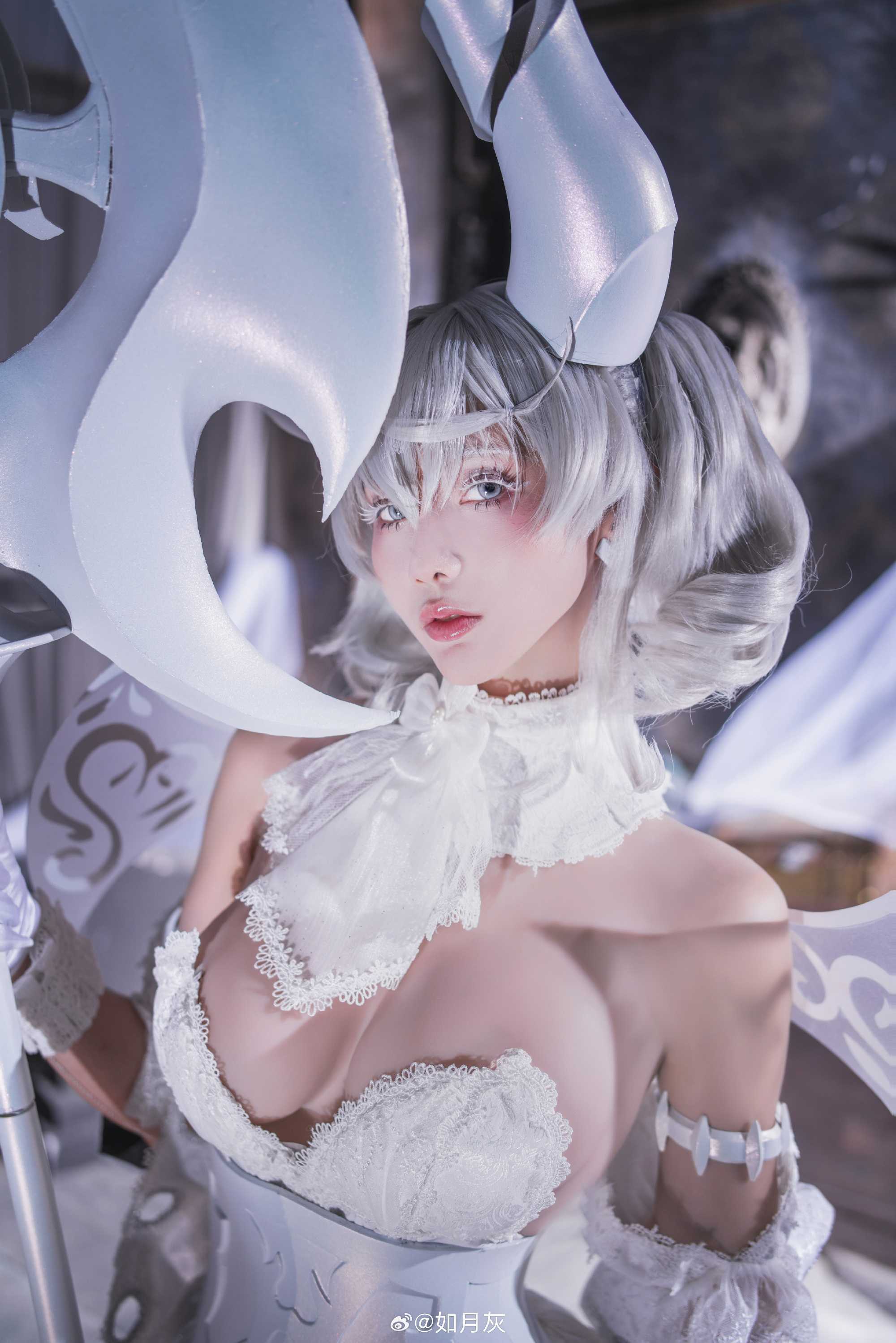 cosplay游戏王白银城拉比林斯白银姬@如月灰