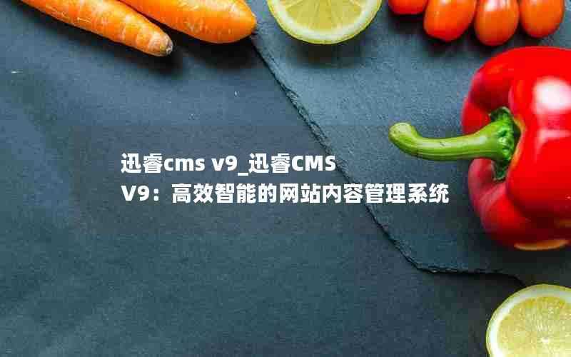 迅睿cmsv9_迅睿CMSV9：高效智能的网站内容管理系统