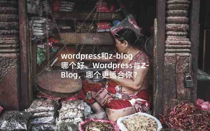 wordpress和z-blog哪个好、WordPress与Z-Blog，哪个更适合你？