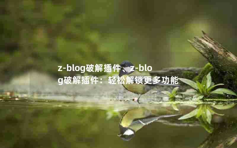 z-blog破解插件、z-blog破解插件：轻松解锁更多功能