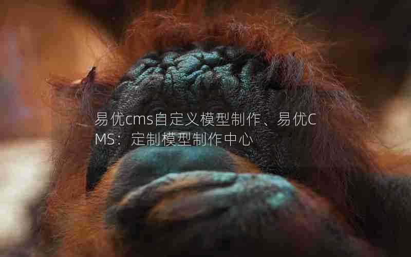 易优cms自定义模型制作、易优CMS：定制模型制作中心