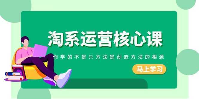 淘系-运营核心课，你学的不是只方法是创造方法的根源