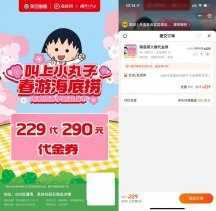 海底捞229买290元的代金券