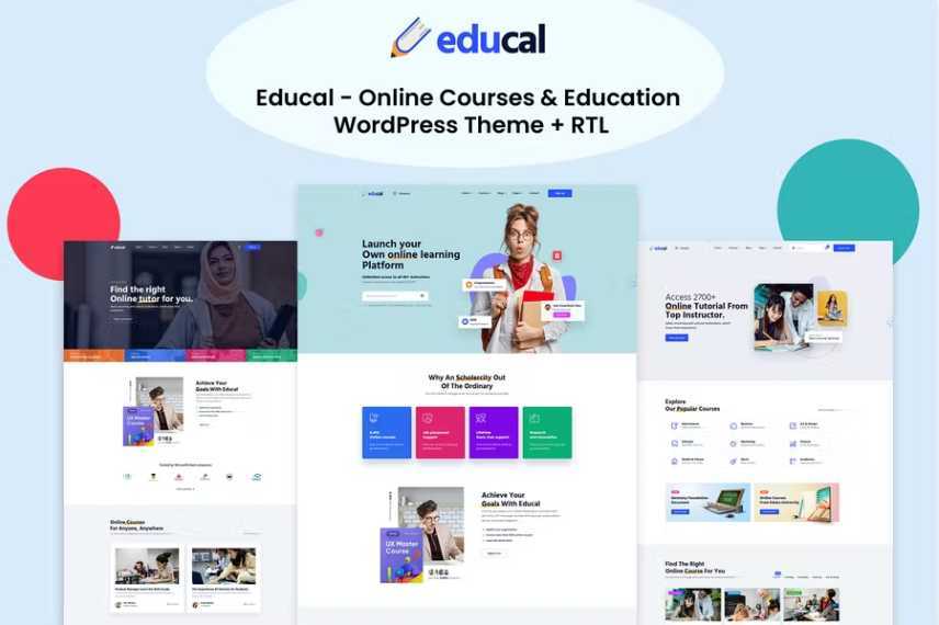 Educal – 在线课程教育 WordPress 主题