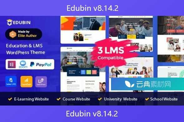 Edubin v8.14.2 – 教育 WordPress 主题