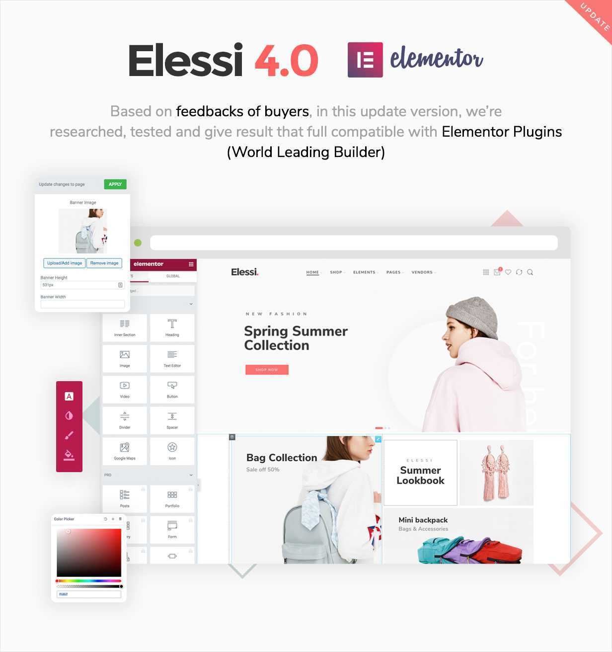 Elessi v4.7.4 – WooCommerce AJAX WordPress 商城主题 – RTL 支持