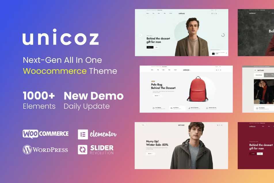 Unicoz – Elementor WooCommerce 主题