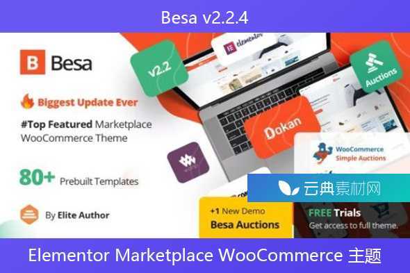 Besa v2.2.4 – Elementor Marketplace WooCommerce 主题