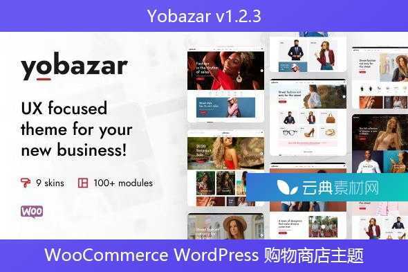 Yobazar v1.2.3 – WooCommerce WordPress 购物商店主题