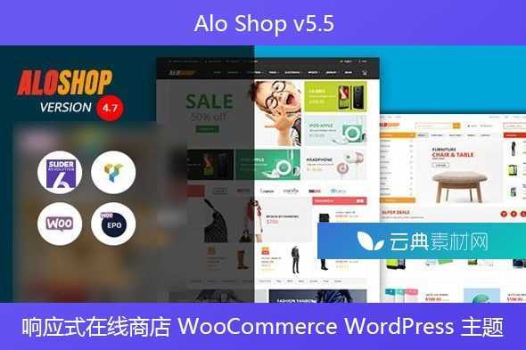 Alo Shop v5.5 – 响应式在线商店 WooCommerce WordPress-主题