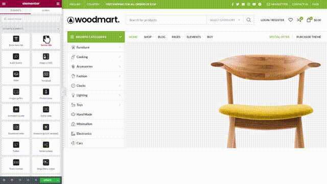 Woodmart V7.5.1 汉化主题|跨境电商|外贸商城|产品展示网站模板WordPress主题