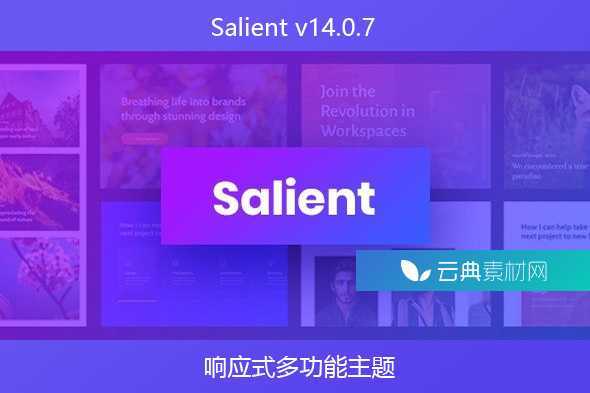 Salient v14.0.7 – 响应式多功能主题