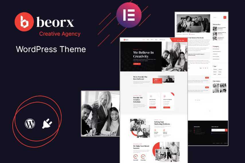 Beorx Elementor 创意机构主题