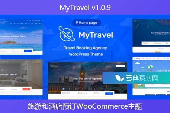 MyTravel v1.0.9 – 旅游和酒店预订WooCommerce主题