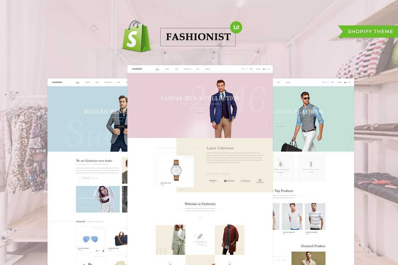 Fashionist – 时尚Shopify主题