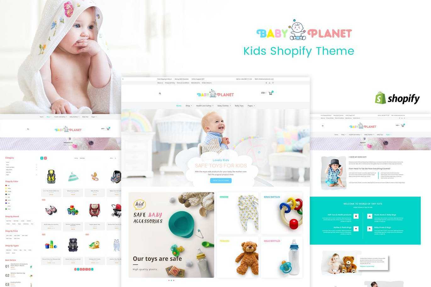 Baby Planet | 儿童玩具和响应式Shopify主题