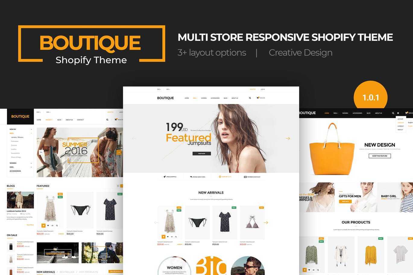 Boutique | 多商店响应式Shopify主题