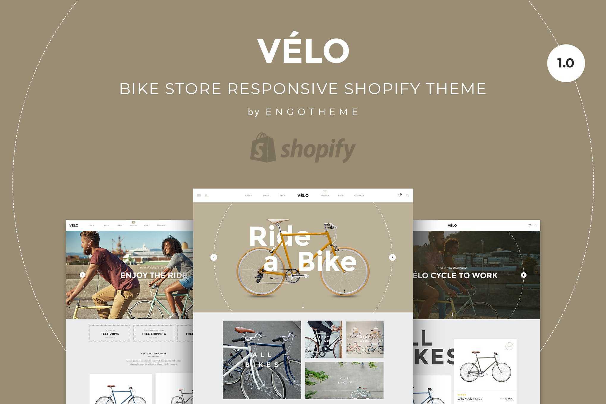 Velo | 自行车商店响应式Shopify主题