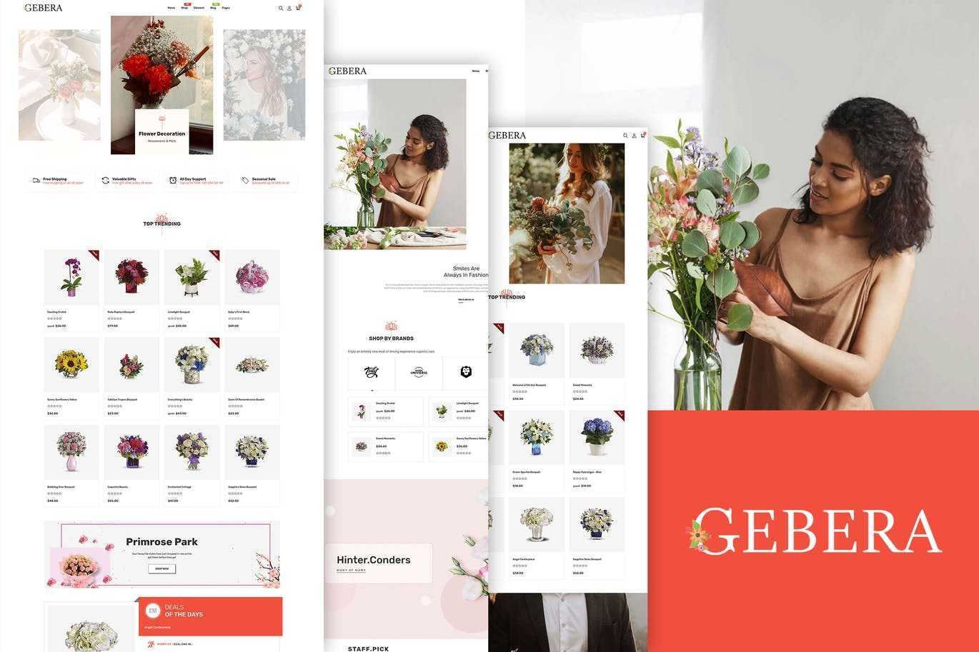 Gerbera – 精品花店 Shopify主题