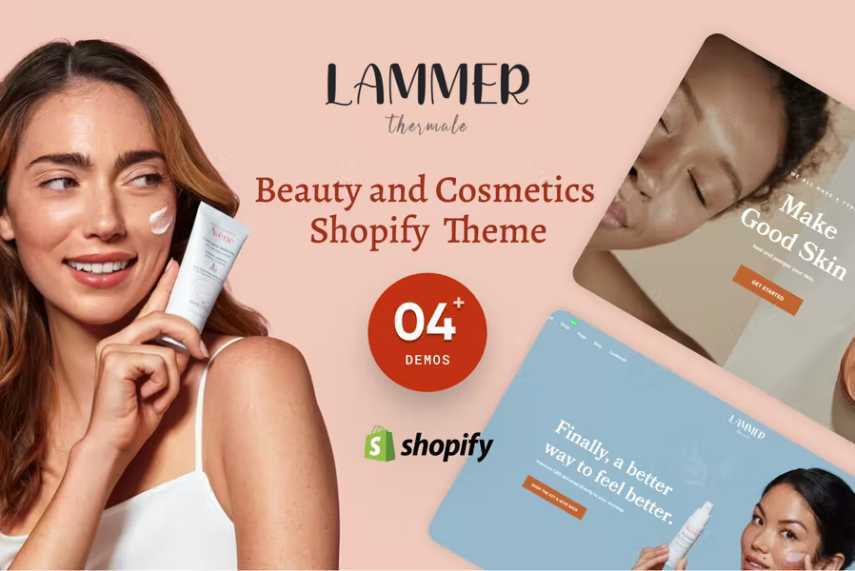 Lammer – 美容和化妆品 Shopify 主题