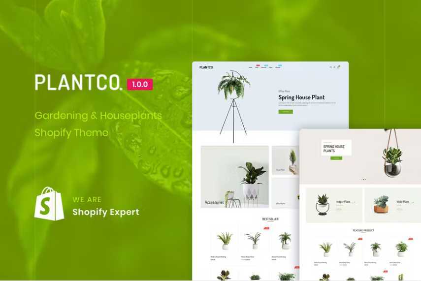 PLANTCO – 园艺和室内植物 Shopify 主题