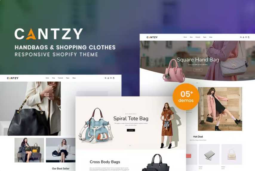 Cantzy – 手袋和购物服装 Shopify 主题