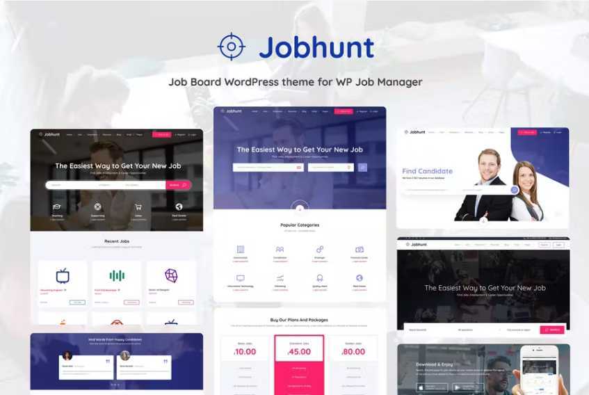 Jobhunt – WP Job Man 的 Job Board WordPress 主题