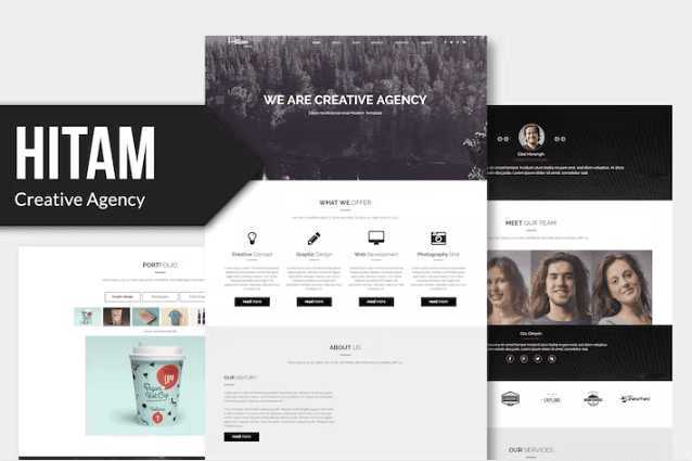 Hitam – Onepage Muse 模板 YR