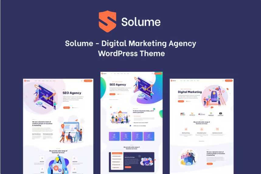 Solume – 数字营销WordPress 主题