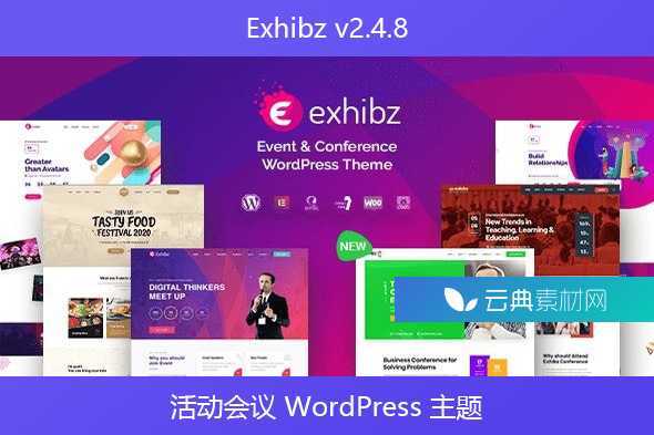 Exhibz v2.4.8 – 活动会议 WordPress 主题