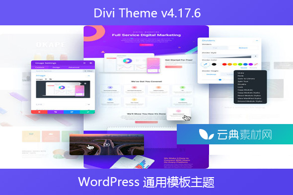 Divi Theme v4.17.6 – WordPress 通用模板主题