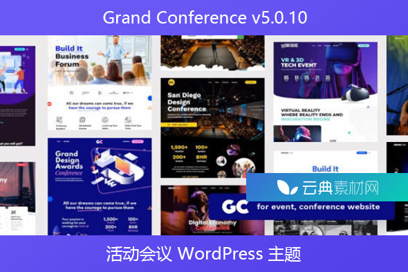 Grand Conference v5.0.10 – 活动会议 WordPress 主题