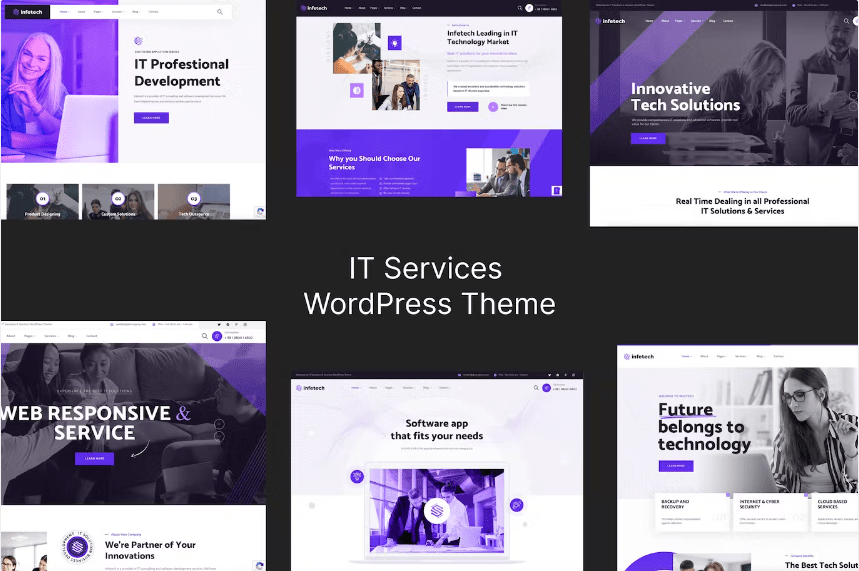 IT 服务 WordPress 主题 – Infetech