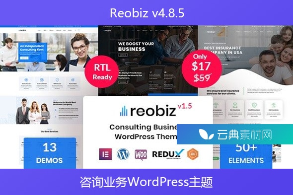 Reobiz v4.8.5 – 咨询业务WordPress主题