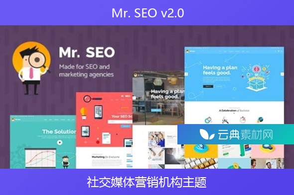 Mr. SEO v2.0 – 社交媒体营销机构主题