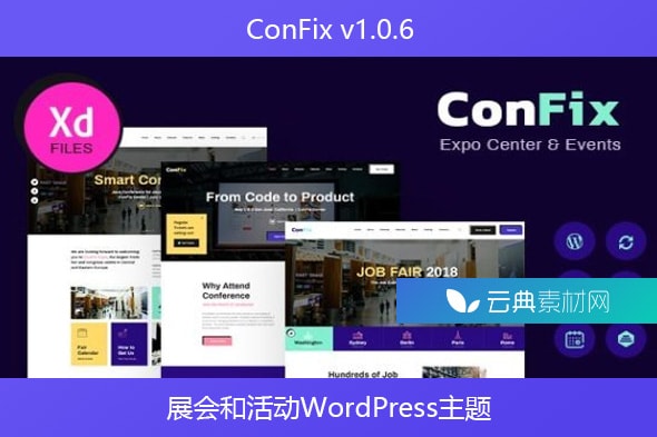 ConFix v1.0.6 – 展会和活动WordPress主题