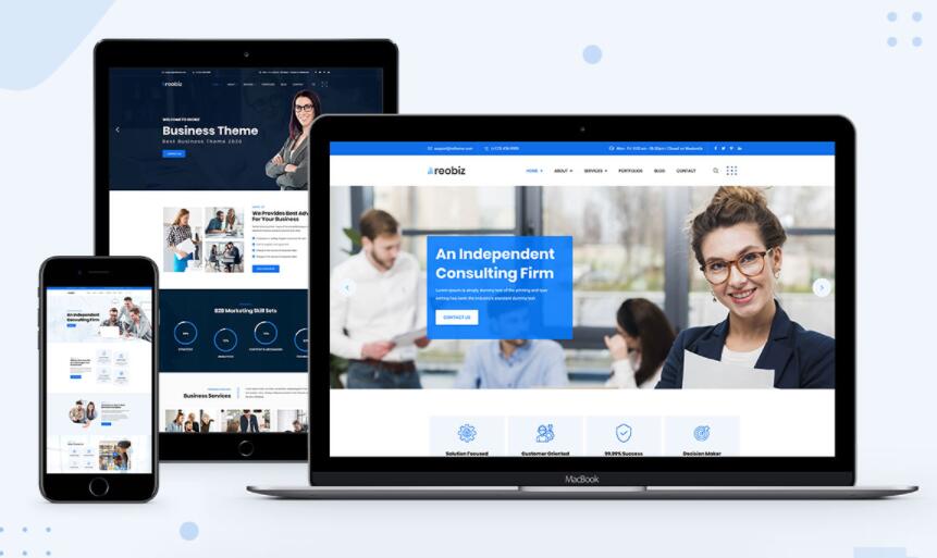 Reobiz v4.8.1 – 企业顾问策划培训类网站模板 WordPress 主题