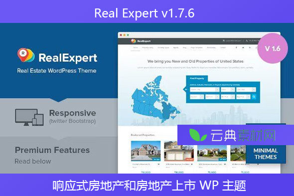 Real Expert v1.7.6 – 响应式房地产和房地产上市 WP 主题