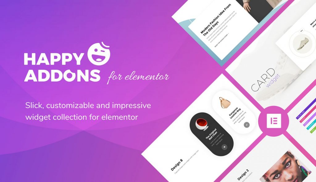 Happy Elementor Addons Pro版|大型菜单,文章网格,Woocommerce 产品网格,表格，事件日历，滑块 Elementor 小部件