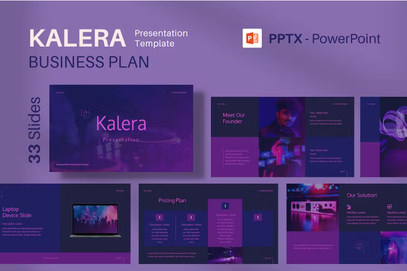 Kalera Powerpoint 商业计划介绍