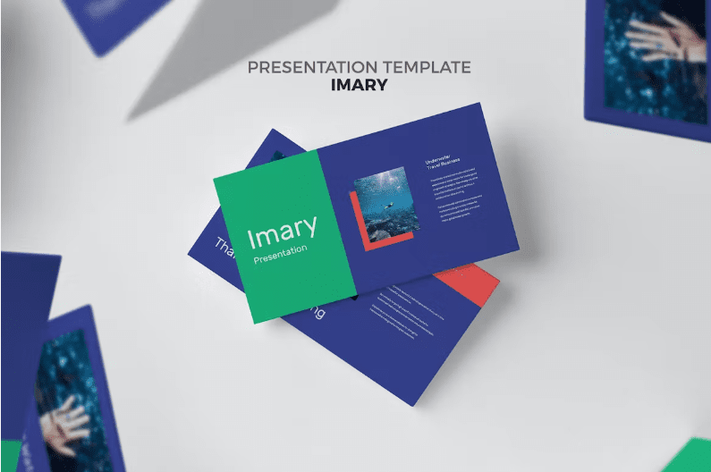 Imary：水下旅行PowerPoint模板