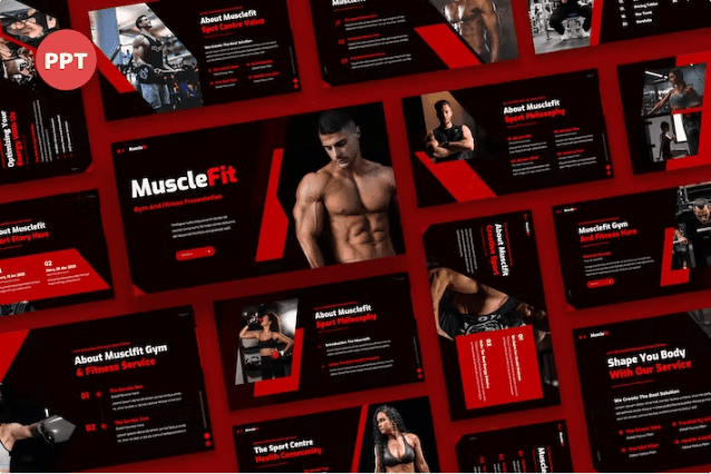 Musclefit – 健身房和健身简报