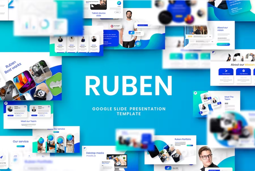 Ruben – 商务谷歌幻灯片模板