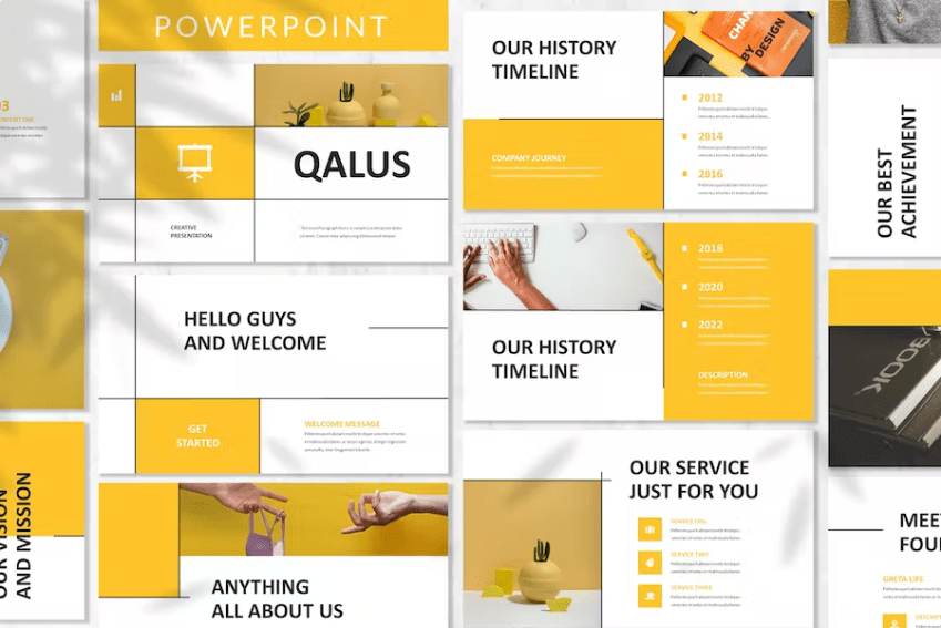 Qalus – 商业PowerPoint模板