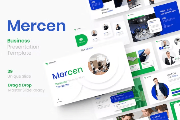 Mercen – 商业的PowerPoint模板