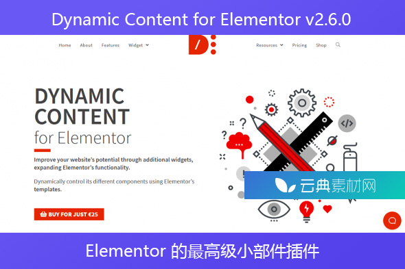 Dynamic Content for Elementor v2.6.0 – Elementor 的最高级小部件插件