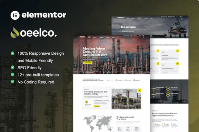 Oeelco – 石油公司和工业元素模板套件