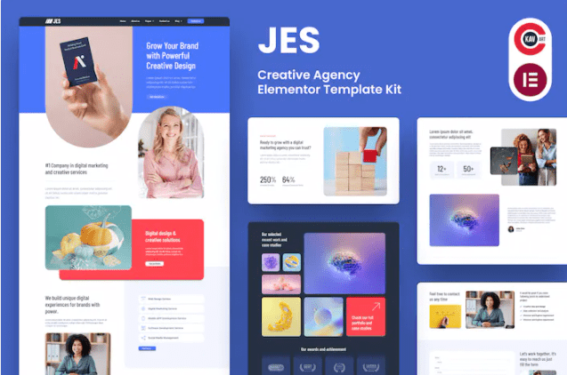 Jes – Creative Agency Elementor Pro 模板套件