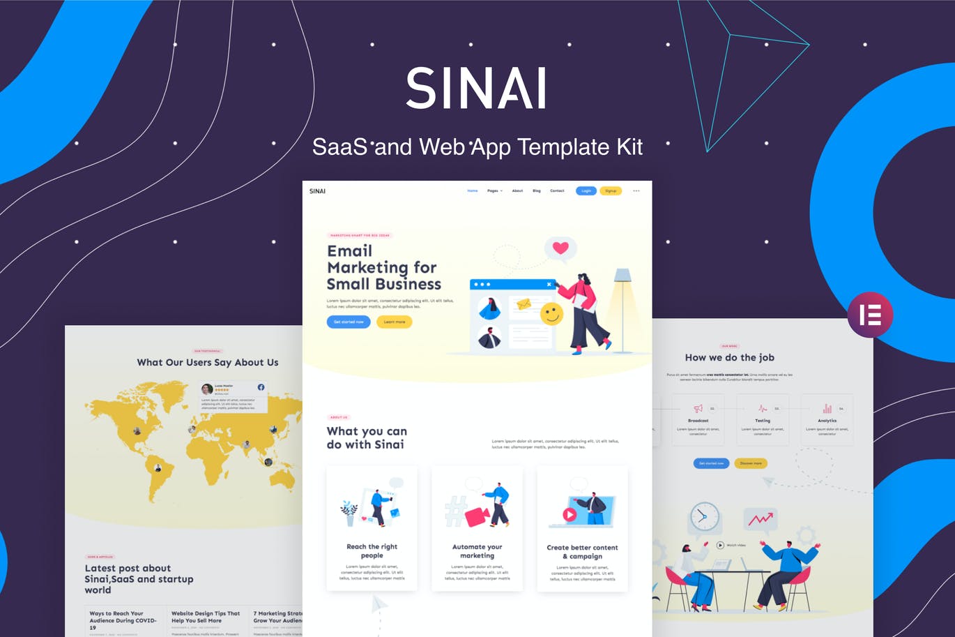 Sinai – SaaS和Web应用程序 Template Kit